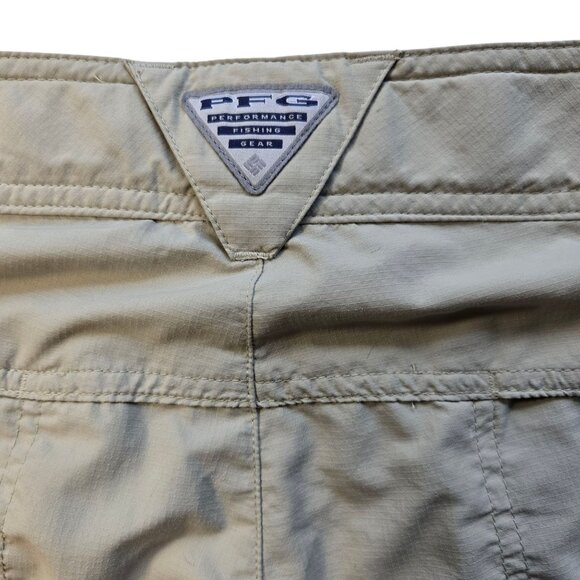 Columbia Womens PFG Omni-Shade Convertible Cargo Hiking Pants 12 Short - Picture 15 of 16